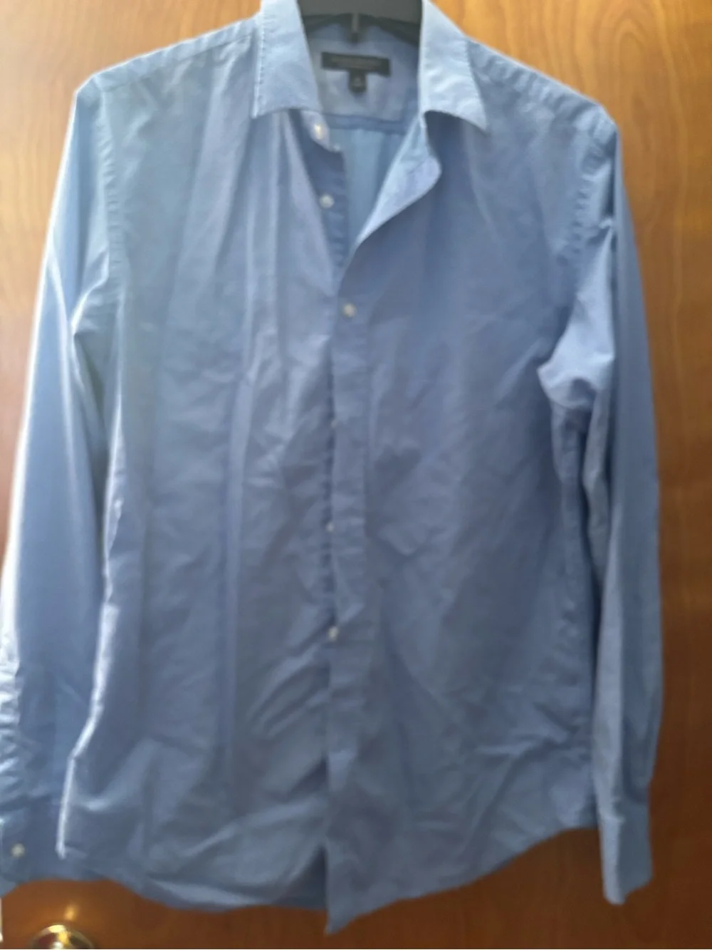 Banana Republic blue button-up shirt, size M